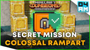 Where is the colossal rampart in windswept peaks? How To Unlock Colossal Rampart New Secret Mission In Minecraft Dungeons Howling Peaks Dlc Youtube