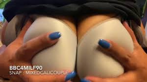 interracial couple having fun