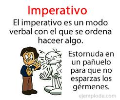 Ejemplo De Verbos En Imperativo