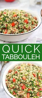 (99 on all the blogs). Quick Tabbouleh Recipe A Super Simple Fresh And Zingy Salad Of Herbs Tomatoes And Lemon Perfect Fo Couscous Recipes Tabouli Salad Recipe Tabbouleh Recipe