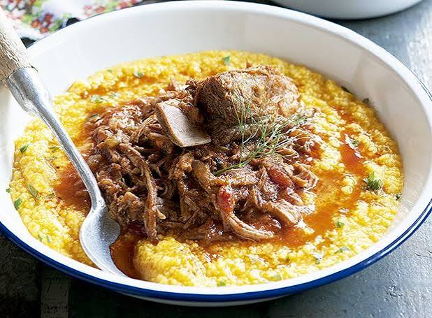 Cracked Corn with Beef