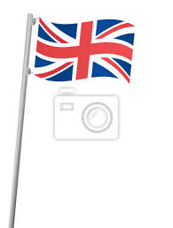 Eine flagge ist im rechtlichen sinn ein stück tuch. Grossbritannien Flagge Auf Einem Fahnenmast Vektor Illustration Fototapete Fototapeten Union Jack Fahnenmast Fahnenmast Myloview De