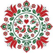 Choose from annie's wide range of counted cross stitch patterns to find a project perfect for your home décor, gift giving, or other creative use. Hungarian Folk Art Design Cross Stitch Pattern By Tereena Clarke Crosstitch Com