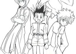 Killua coloring pages coloring pages. Hunter X Hunter Coloring Pages Gon And Killua