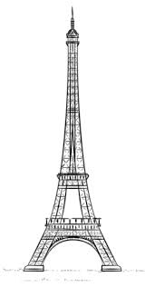 Torre Eiffel Para Colorear