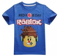 Kids Roblox Red Nose Day Logo T Shirts For Kids Kids Roblox Cool Kids
