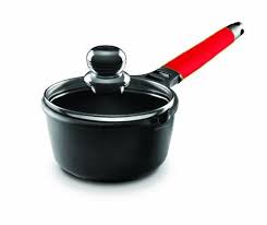 Fundix By Castey Nonstick Cast Aluminium Induction Saucepanlid With Removable Red Handle 112quart You Can Find Out Saucepan Lid Induction Cookware Saucepan