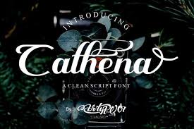 This type of font will perfectly work for a vast variety of websites starting with personal blogs and finishing with online stores. Cathena Script Font Free All Free Fonts