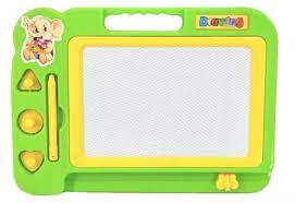 The screen has four color zones, one each of red, blue, green, and yellow. Magnet Whiteboard Children Kids Magnetic Drawing Board Toys Lazada