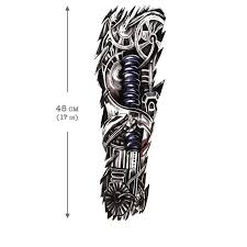 Tattoo is one accessory that people have used to define themselves and to define their attitudes. Mechanical Blue Sleeve Inkotattoo