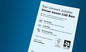 Voordelig online winkelen bij lidl. Lidl Und Kaufland Stellen Auf Recycelbaren Okobon Um Webbaecker Net