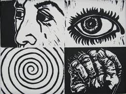 Lisa houck stopping and staring folk inspired teal and white linoleum bird print 'stopping and staring,' linoleum block print, edition 10, 35 1/4 x 23 1/4 inches, is one of a series of 8 related prints in this size in varying shades of blue. Smart Idea Block Printing Ideas Easy