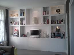 woonkamer tv kast muur tot muur met onderste gedeelte met deurtjes vught woonkamerkasten designkamer wanden