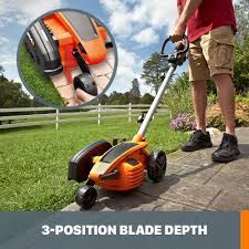 Black And Decker Edge Hog Blade Canada Worx 7 5 In 12 Amp Electric Lawn Edger Wg896 The Home Depot