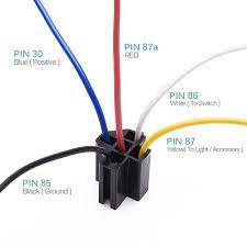This product can expose you to chemicals including lead, which are known to the state of california to cause cancer and phthalates which are known to cause birth defects or other reproductive harm. 12v 30 40 Amp 5 Pin Spdt Automotive Relay With Wires Harness Socket 5 Pcs Find More About Us Http Mictuning Automotive Electrical Electricity Auto Repair