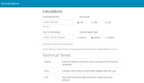 Welcome to our online megabits per second to kilobytes per second conversion calculator.this is just one of our data transfer unit conversion calculators which can be used to make virtually any kinds of conversions between digital data measurement units. How To Calculate Download Time With Download Time Calculator Too Kind Studio