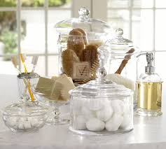 Pb Classic Glass Canister Glass Apothecary Jars Room Accessories Diy Bathroom Spa