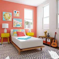 Accent Wall Ideas 9 Out Of The Box Accent Wall Designs Modsy Blog Yellow Kids Rooms Yellow Bedroom Walls Accent Wall Designs