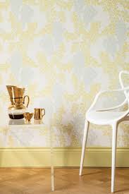 Wallpaper In Wisteria Bp2221 Skirting In Churlish Green No 251 Estate Eggshell Wallpaper Trends Farrow Ball Wallpaper Grey Floral Wallpaper