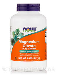This magnesium citrate is a fully reacted mineral supplement. Magnesium Citrate Pure Powder 8 Oz 227 Grams Pureformulas