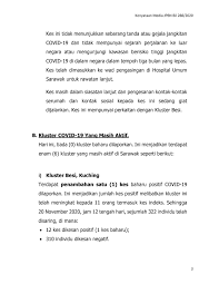 Latest Updates 2 New Covid 19 Sarawak Disaster Information Facebook