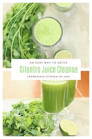 Detox Cilantro Juice The Domestic Life Stylist Recipe Detox Juice Recipes Juicing Recipes Green Juice Benefits