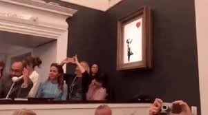 In a video posted after the incident, banksy shows how he built a custom shredding device into the large gilt frame in case the work was ever sold at auction. Xibt Contemporary Art Mag The Banksy Shredding Conspiracy