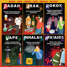 The making of poster kami benci dadah. Poster Keceriaan Sekolah Bahaya Darvih Merokok Dadah Arak Inhalan Hiv Shopee Malaysia