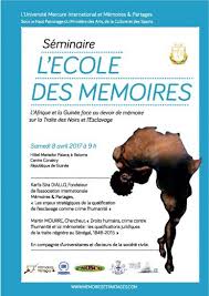 Un Plaidoyer En Guinee Face Au Devoir De Memoire Sur La Traite Des Noirs Memoires Et Partages