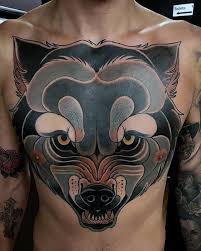 Click here to visit our gallery: Traditional Neo Traditional Traditional Wolf Chest Tattoo Novocom Top
