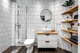 Jangan sampai kamar mandi malah tidak berfungsi seperti seharusnya. Desain Kamar Mandi Minimalis Modern Gaya Skandinavia Scandinavian Bathroom Design Simple Bathroom Decor Minimalist Bathroom Design