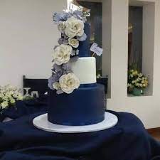 Check spelling or type a new query. Our 3 Tier Wedding Cake In Navy Fionna Wonders Of Baking