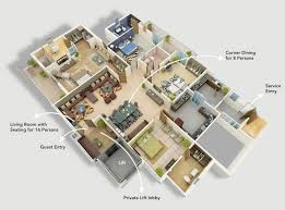 Home » house plans » 4 room house plan pictures 3d. 4 Bedroom 3d Floor Plans House And Gardens Facebook