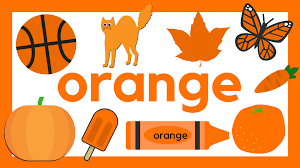 Learn Colors Orange Learning Colors Educational Worksheets Educational Videos