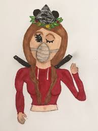 My Roblox Character Drawing By Evelyn Finfe Character Drawing Drawings Roblox