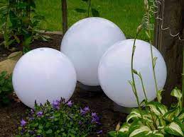 solar led kugelleuchte 3er set 30 25 25 cm gartenkugel kugel garten kugellampe gartendekorationen shop landshaft poleznye sovety