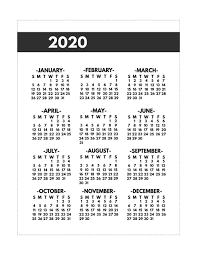 Select the orientation, year, paper size, the number of calendars per page, etc. 2020 Printable One Page Year At A Glance Calendar Paper Trail Design