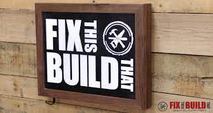Finished diy project submissions without adequate details / photos will be removed. How To Make A Diy Led Sign Fixthisbuildthat