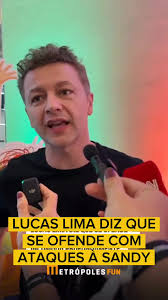 Lucas Lima se ofende com críticas a Sandy