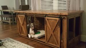 My Diy Dog Crate Furniture Build Diy Dog Crate Wooden Dog Crate Wood Dog Kennel