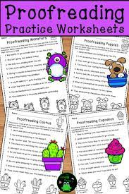 Proofreading Practice Worksheets Elementary Writing Editing Practice Practices Worksheets