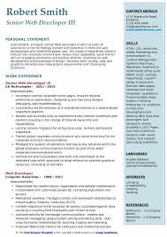 We are here today to help you create a good resume if you decide to become a web developer. Senior Web Developer Resume Samples Qwikresume