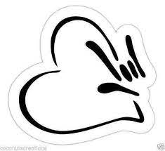 Beautiful Asl Sign Language Tattoos For Daughters Sign Language Art