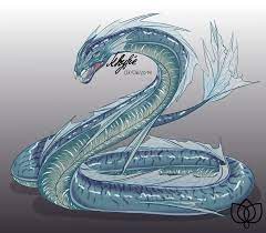 Basilisk Water Edition By Khyfie Sea Serpent Fantasy Creatures Art Dragon Mythology