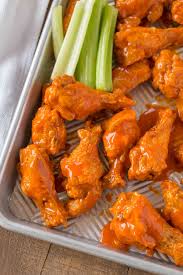 Discover cauliflower buffalo wings and more low carb add the hot wing sauce and sriracha to the pan and cook until bubbling and reduced to a paste, about 5 minutes. Easiest Buffalo Wings Baked Crispy Dinner Then Dessert