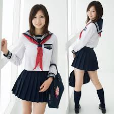 Lakukan saja dengan penuh keyakinan, yang lain. Seragam Sekolah Anak Jepang
