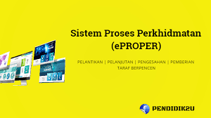 Apakah yang perlu dilampirkan untuk memperakukan pemberian taraf berpencen? Sistem Proses Perkhidmatan Eproper Pendidik2u