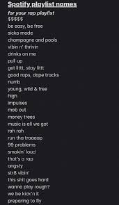 All posts must be direct links to apple music playlists. Cute Captions For Instagram Discover Spotify Hollyvinkx Spotify Playlist Names Aesthetic Covers Rap Music Playlist Rap Playlist Rap Music