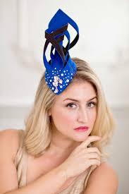 Blue Fascinator , Blue Headpiece, Wedding Fascinator, Wedding Headpiece,  Melbourne Cup Hats, Racing Headpiece