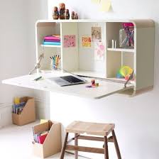 41 Clever Organizational Ideas For Your Child S Playroom Fold Away Desk Space Saving Desk Girl Bedroom Walls